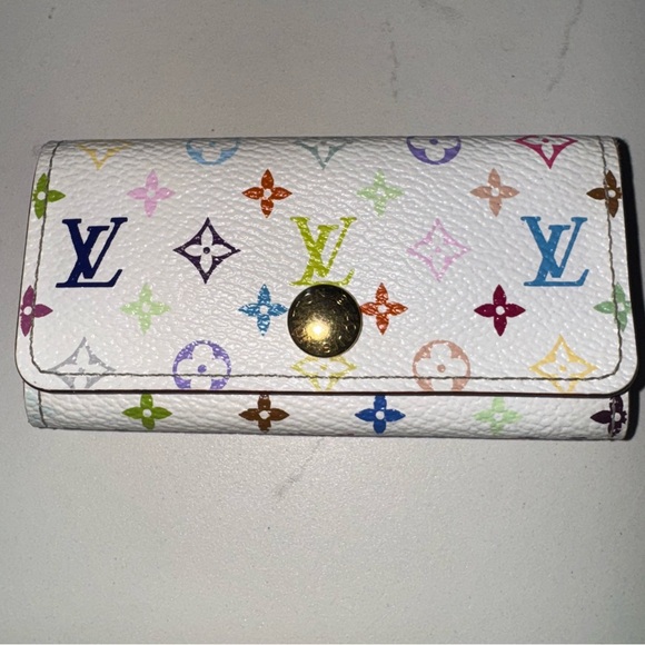 Louis Vuitton Murakami Keyholder White Multicolor - Picture 6 of 7